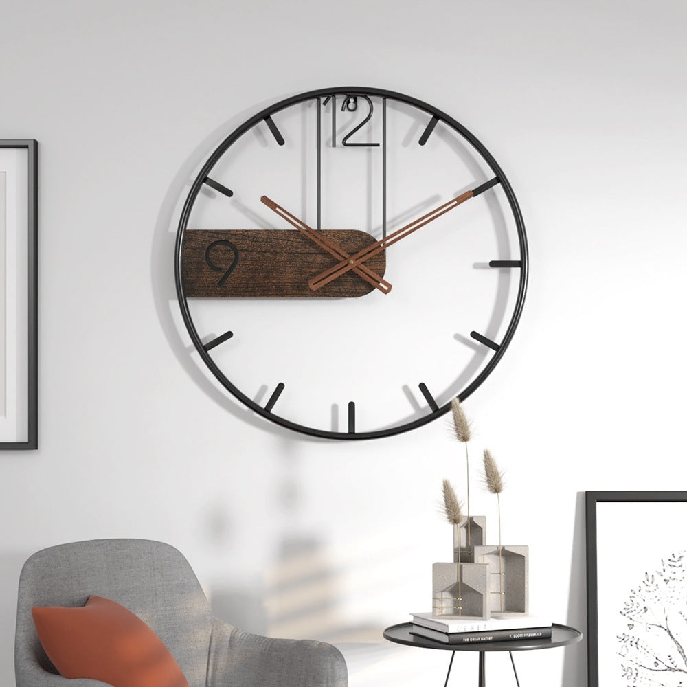 Wrought Iron Wall Clock