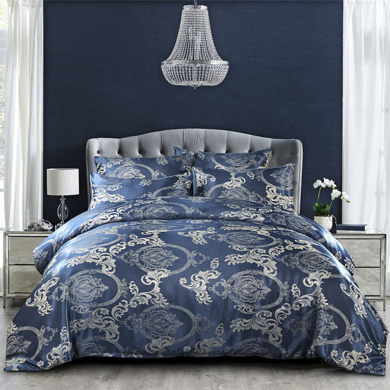 Reactive Print Woven Bedding Set