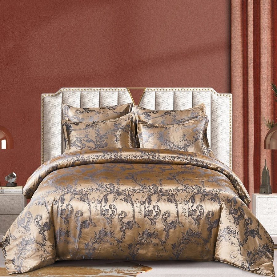 Reactive Print Woven Bedding Set