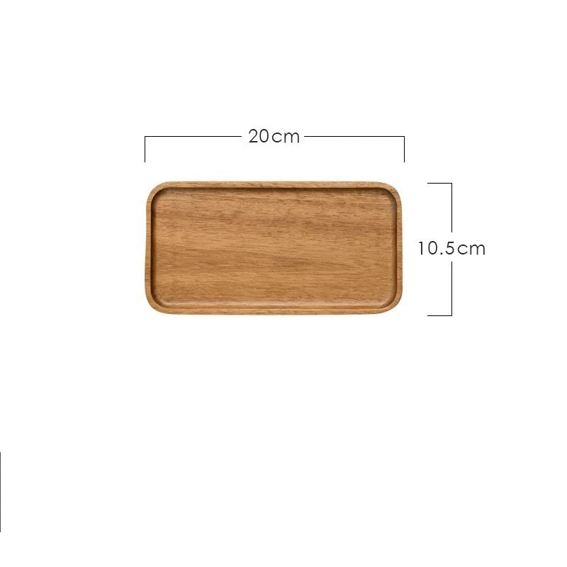 Wooden Western Food Plate