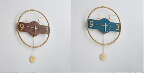 Creative Brass Wall Clock