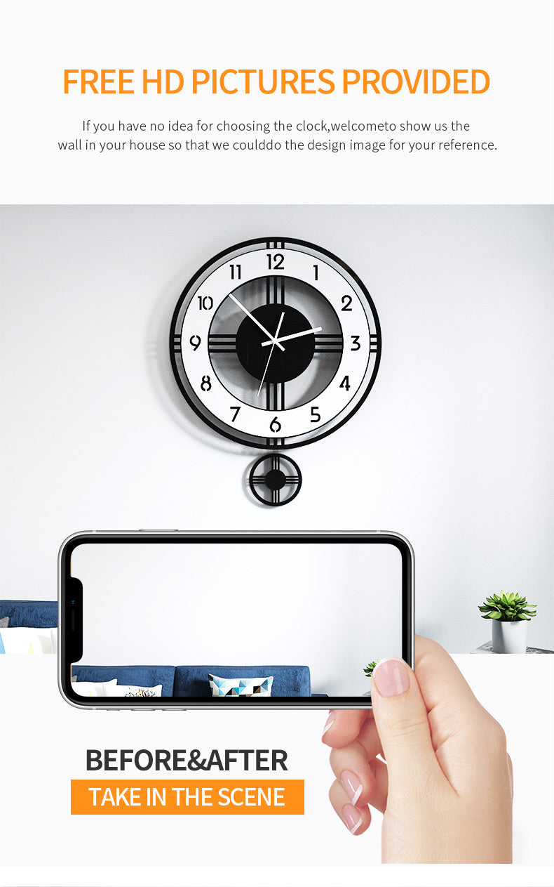 Creative Silent Wall Clock