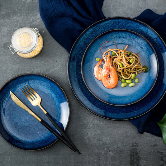 European-Style Ceramic Plate Set