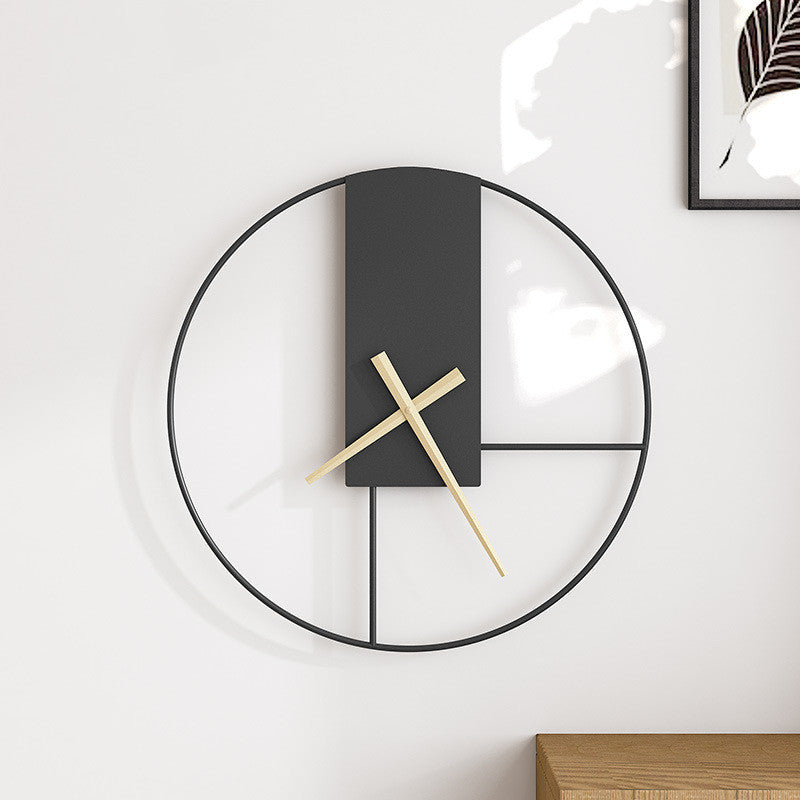 Wrought Iron Wall Clock