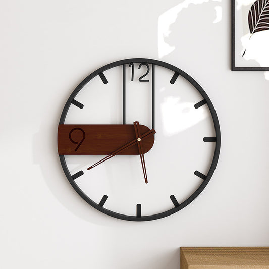 Wrought Iron Wall Clock