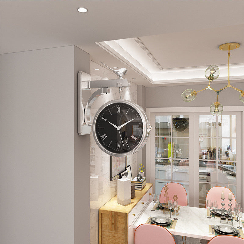 Nordic Double-Sided Wall Clock