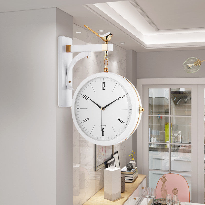 Nordic Double-Sided Wall Clock