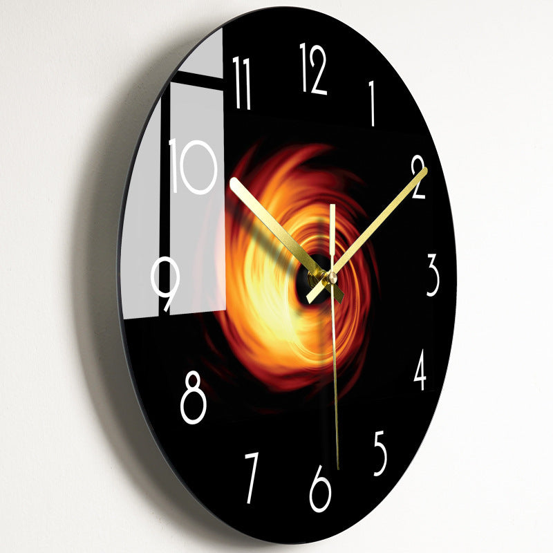 Luxury Silent Glass Wall Clock