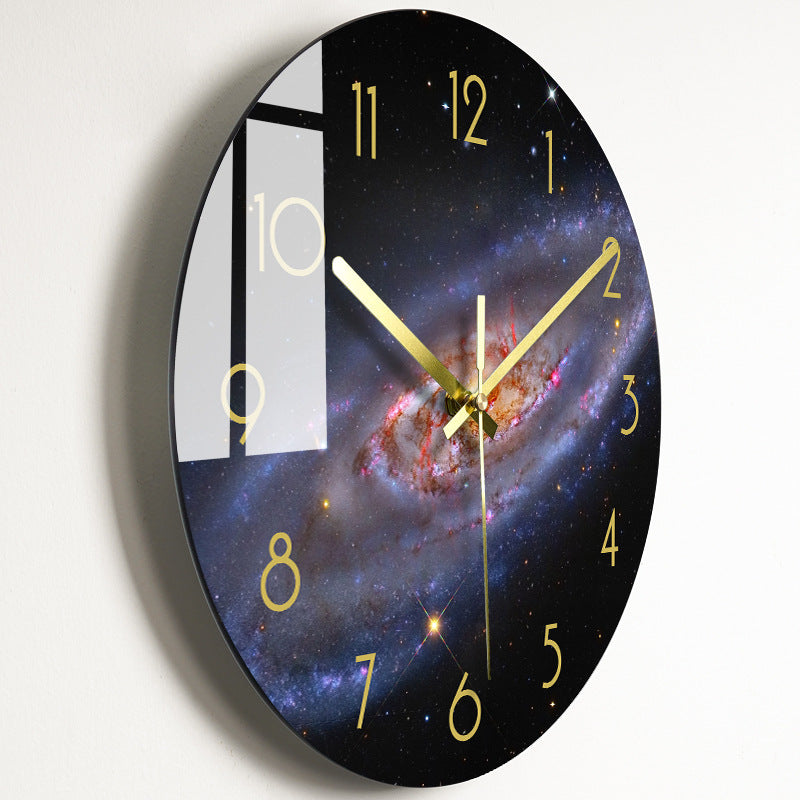 Luxury Silent Glass Wall Clock