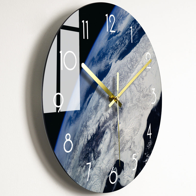 Luxury Silent Glass Wall Clock