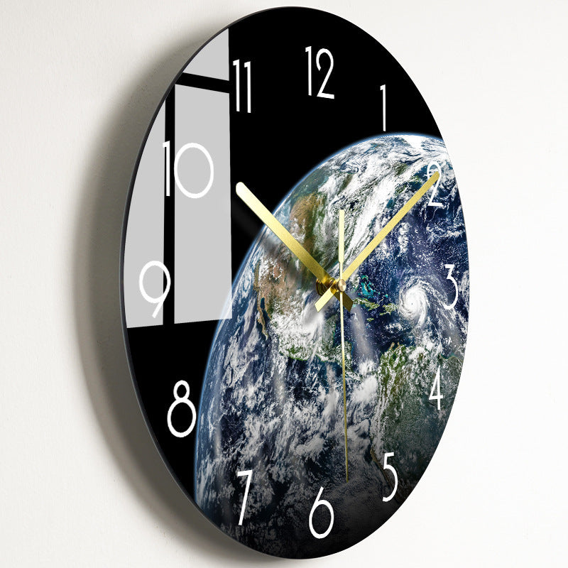 Luxury Silent Glass Wall Clock