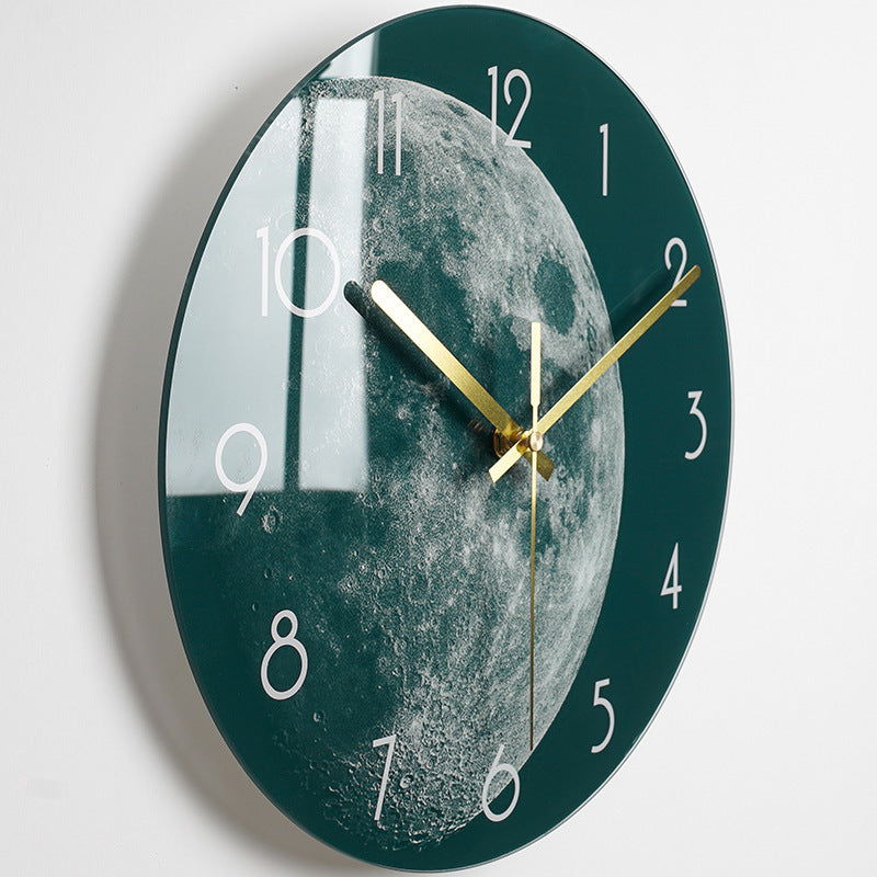 Luxury Silent Glass Wall Clock