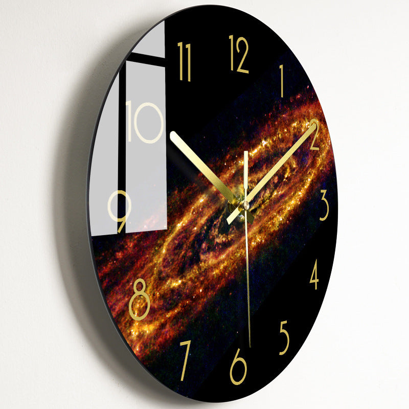 Luxury Silent Glass Wall Clock