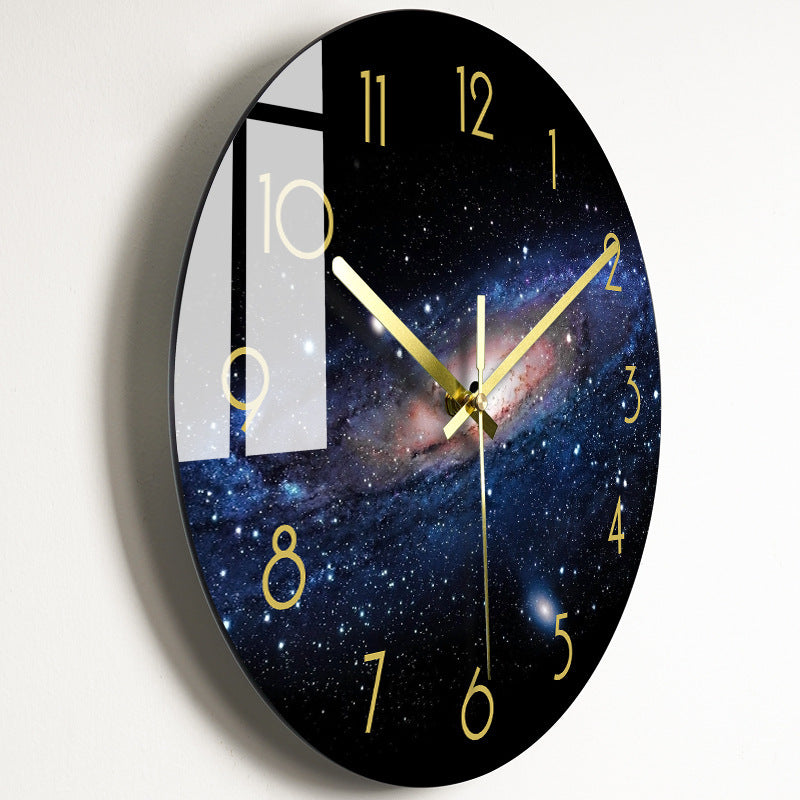 Luxury Silent Glass Wall Clock