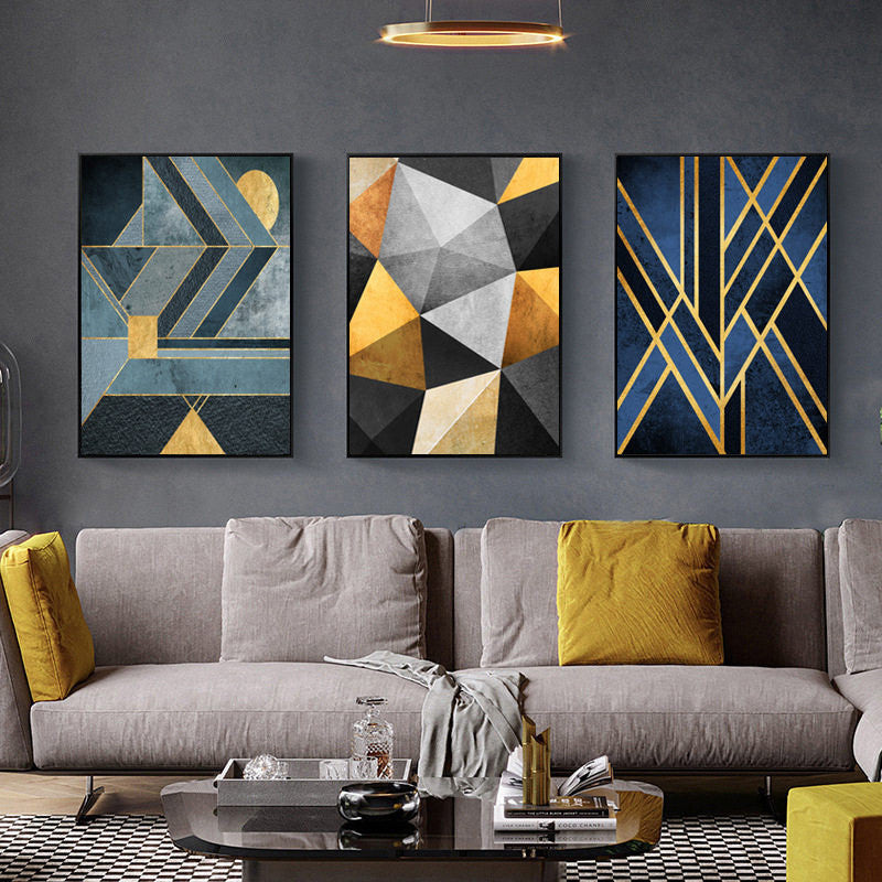 Nordic abstract geometric decorative painting