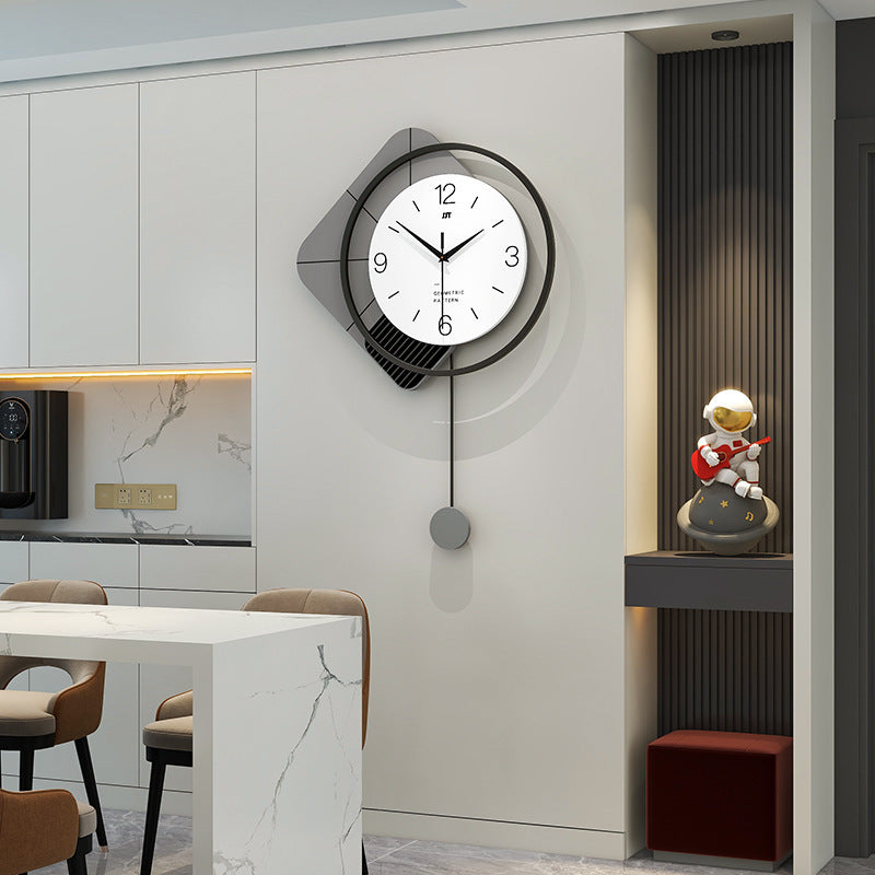 Light Luxury Iron Wall Clock