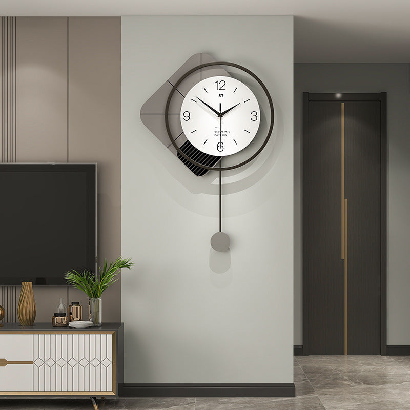 Light Luxury Iron Wall Clock