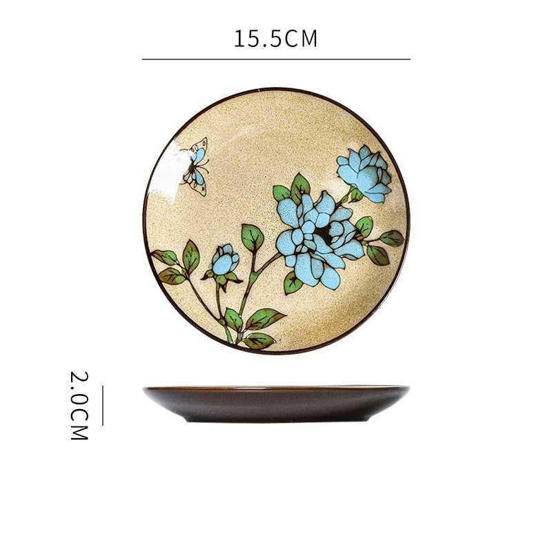 Hand-Painted Ceramic Plate