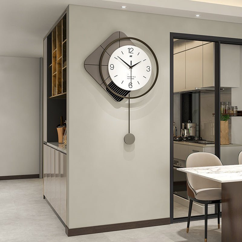 Light Luxury Iron Wall Clock