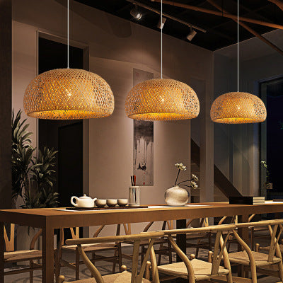 Woven Japanese Chandelier