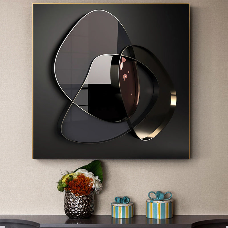 Modern Abstract 3D Metal Wall Art