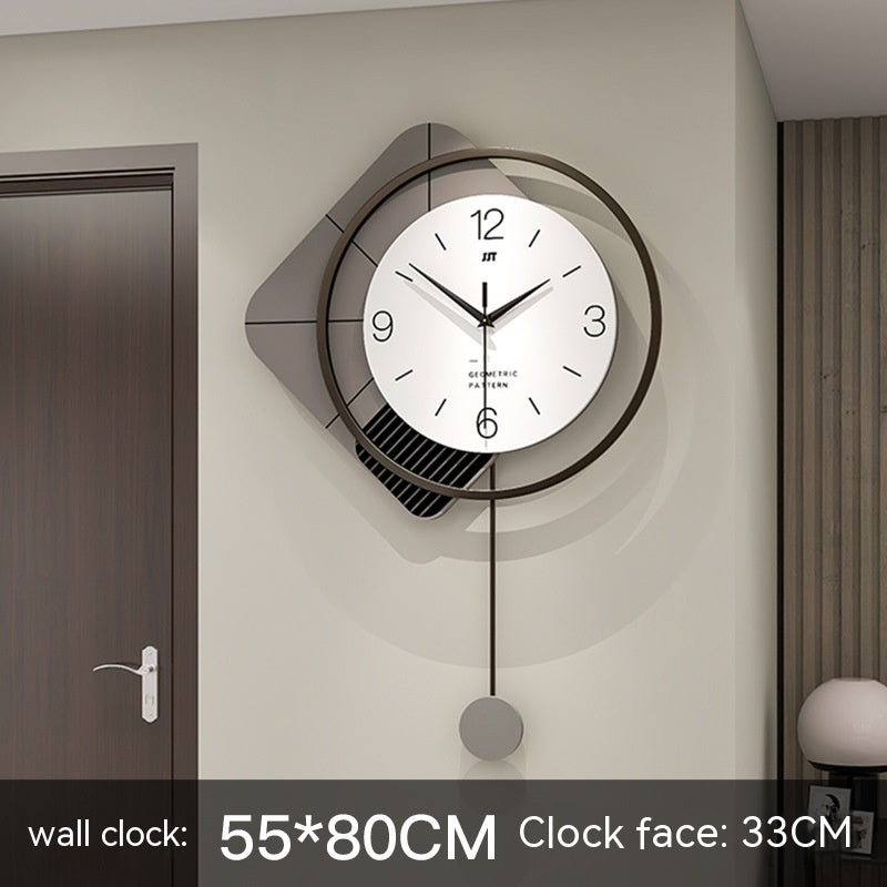 Light Luxury Iron Wall Clock