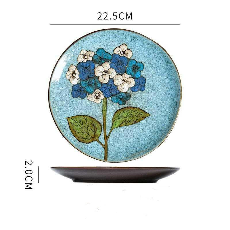 Hand-Painted Ceramic Plate