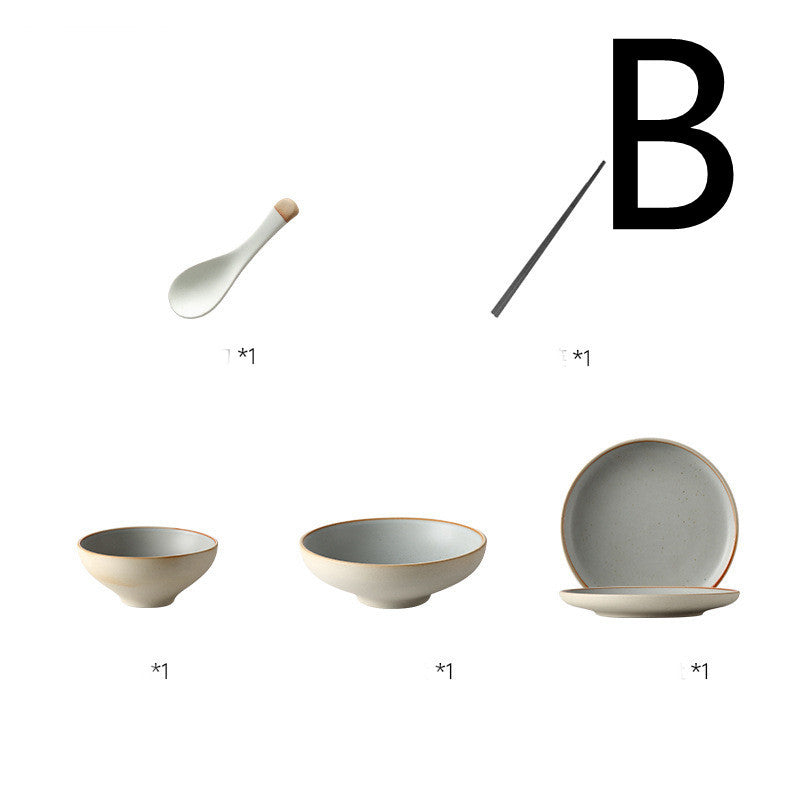 Japanese Ceramic Tableware Set