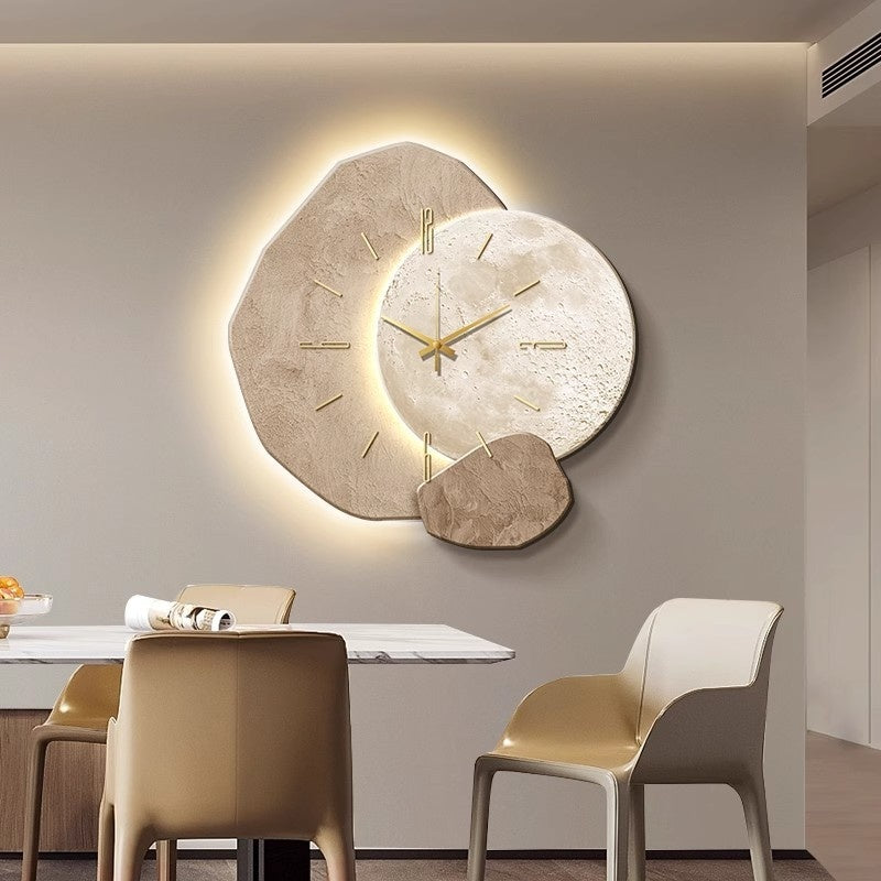 Lucky Stone Wall Clock