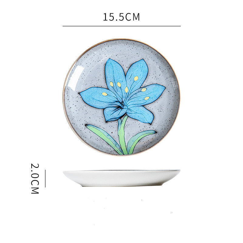 Hand-Painted Ceramic Plate