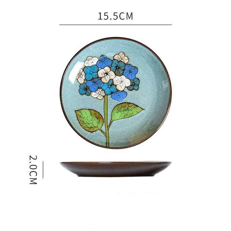 Hand-Painted Ceramic Plate