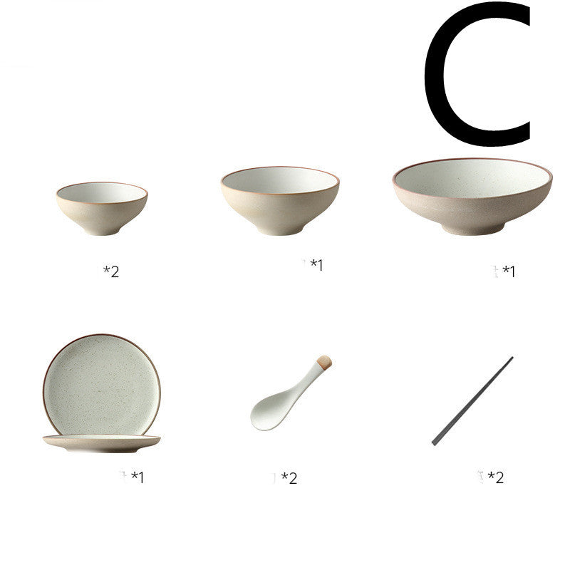 Japanese Ceramic Tableware Set