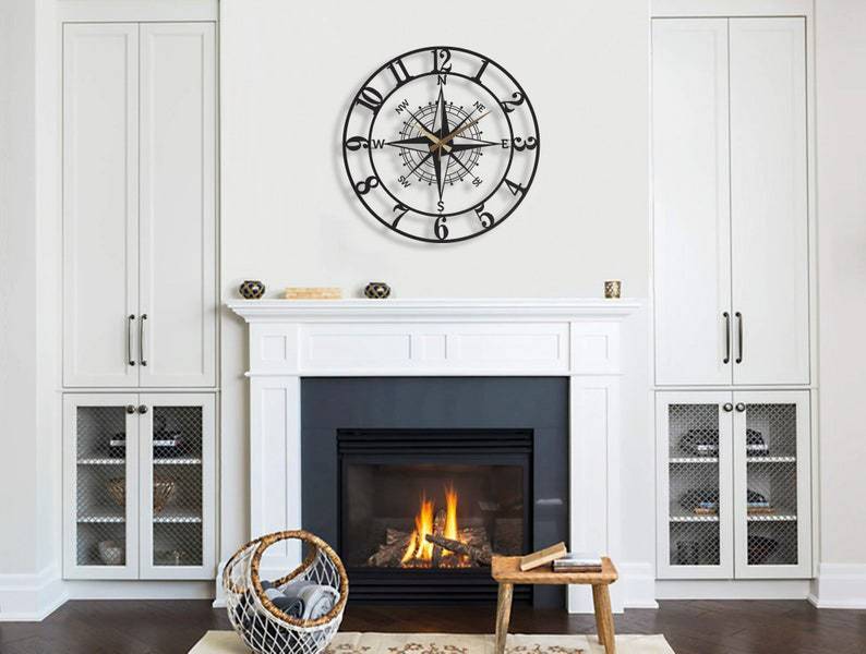 Creative Compass Wall Clock