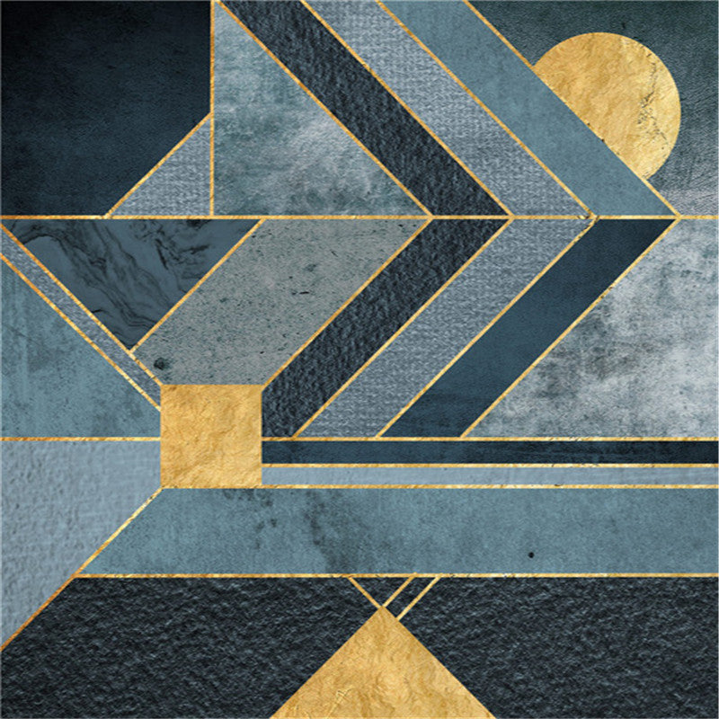 Nordic abstract geometric decorative painting