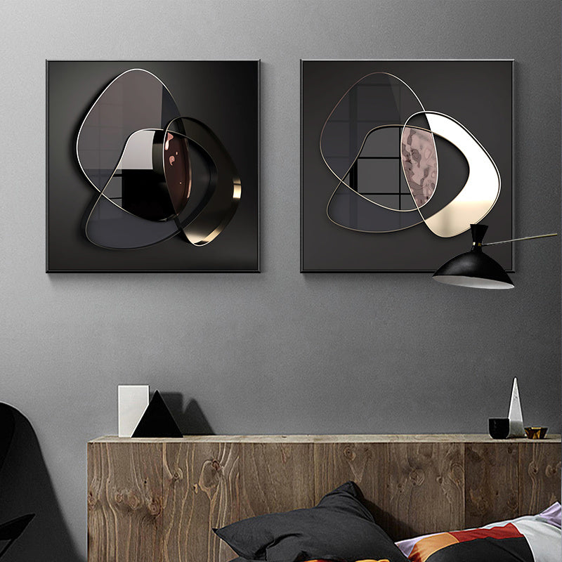 Modern Abstract 3D Metal Wall Art