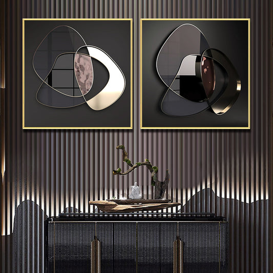 Modern Abstract 3D Metal Wall Art