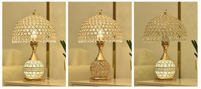 Crystal Bedside Lamp