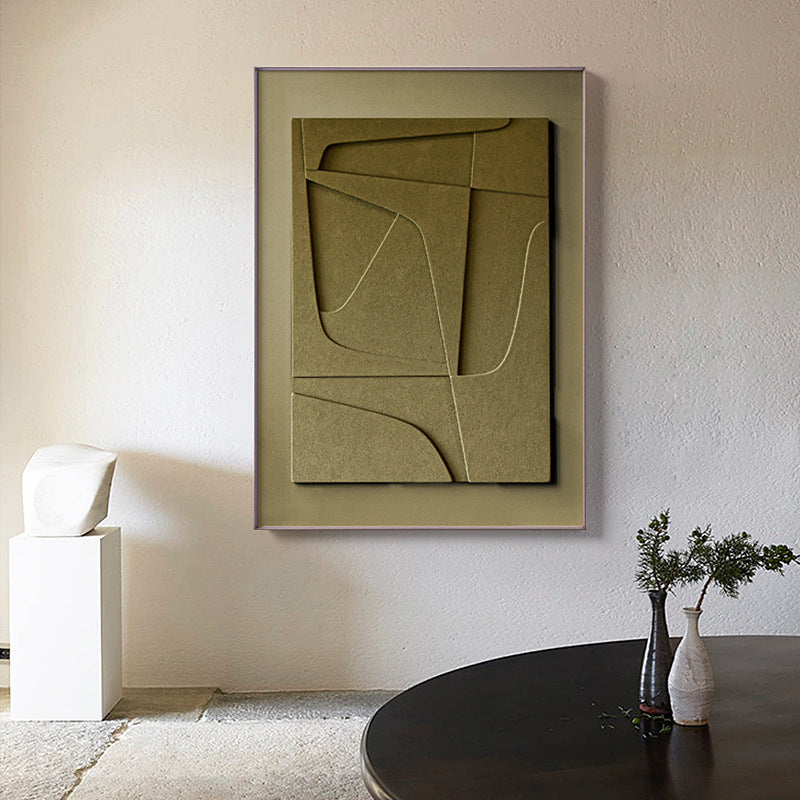 3D Abstract Geometric Hanging Painting