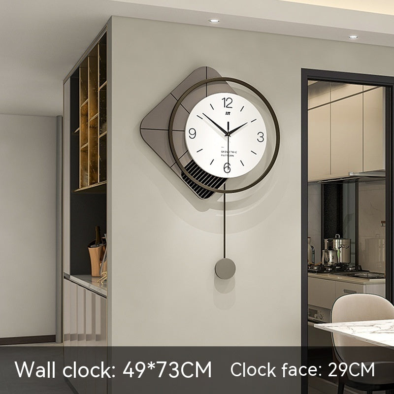 Light Luxury Iron Wall Clock