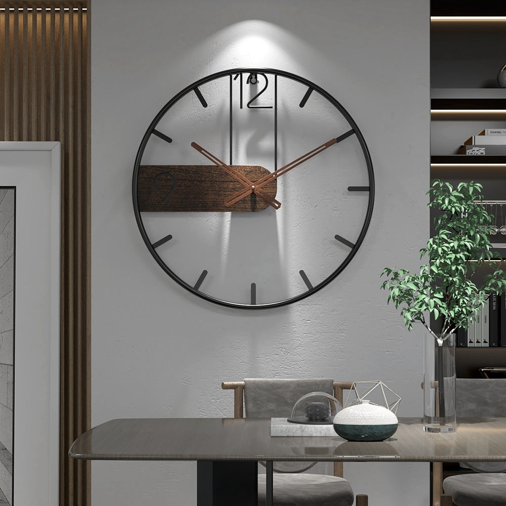 Wrought Iron Wall Clock