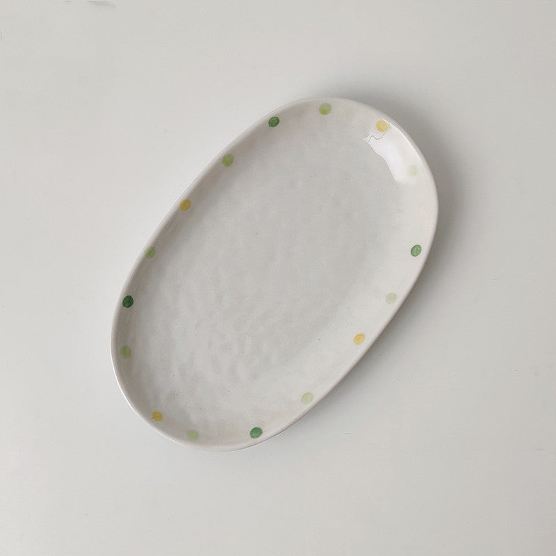 Dot Ceramic Plate Set