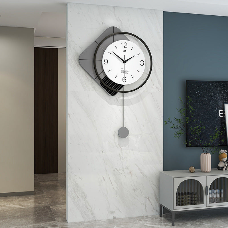 Light Luxury Iron Wall Clock