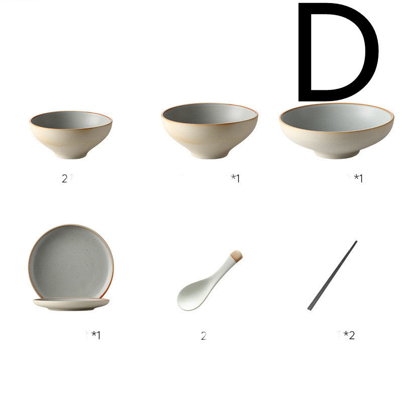 Japanese Ceramic Tableware Set