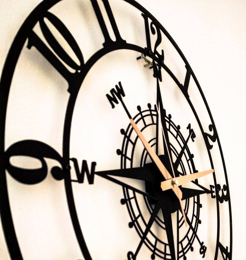 Creative Compass Wall Clock