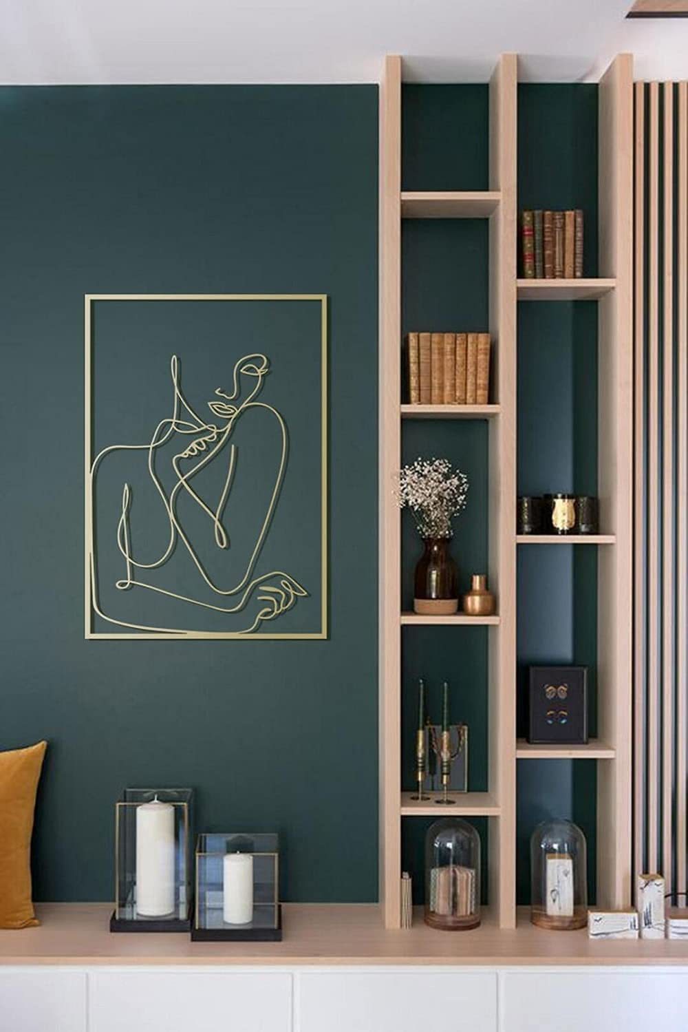 Female Line Art Wall Decor